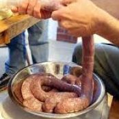 Making Stuffed Sausages