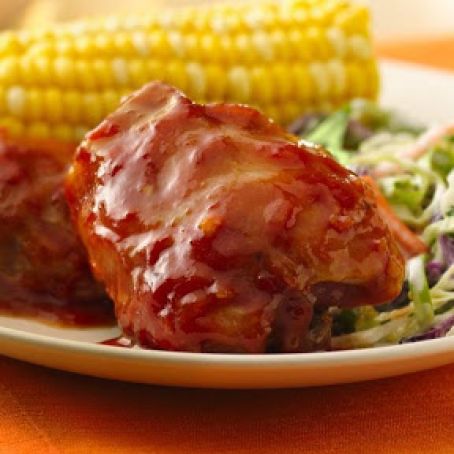 Slow-Cooker Saucy Orange-Barbecued Chicken