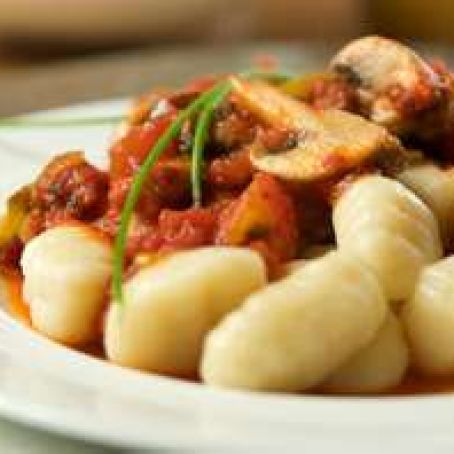 Gnocchi with Mushroom Sauce