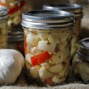 Spicy Pickled Garlic