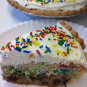 Chocolate Chip Cookie Cake Pie
