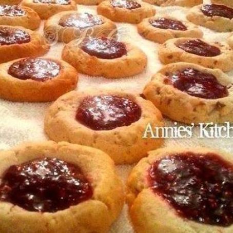 Shortbread Thumbprint Cookies