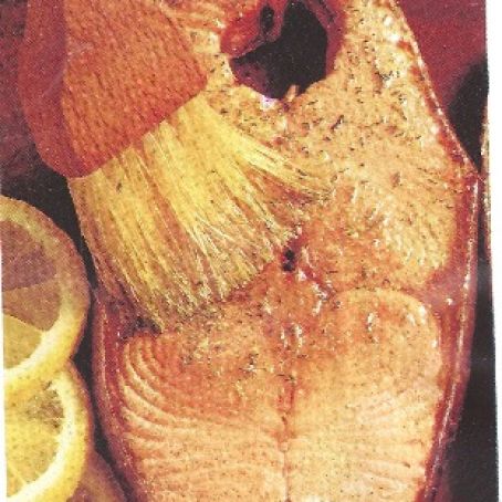 Dilled Salmon Steaks