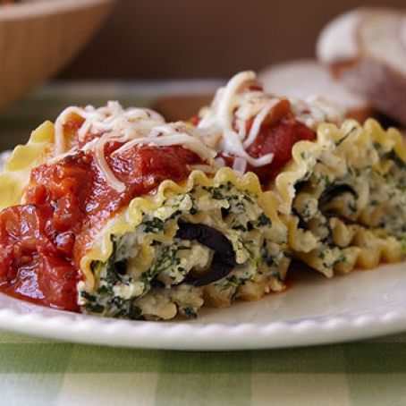 Garden Vegetable Lasagna Roll-ups - Serves 6
