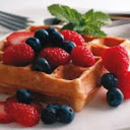 Berry-Topped Waffles