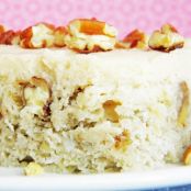 Humming Bird Cake Bars With Browned Butter Cream Cheese Frosting