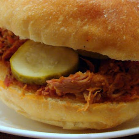 Barbecued Pulled Duck Sandwiches