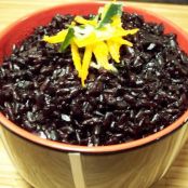 Chinese Black Rice Or Forbidden Rice