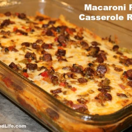 Macaroni Pizza Casserole