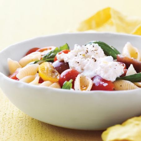 Pasta Shells with No-Cook Tomato Sauce