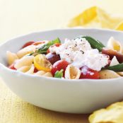 Pasta Shells with No-Cook Tomato Sauce