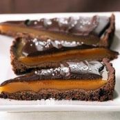 Bittersweet Chocolate Caramel Tart