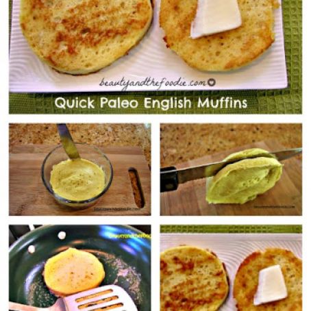 English Muffins, Quick Paleo