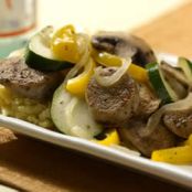 Grilled Chicken Sausage & Summer Vegetable Saute