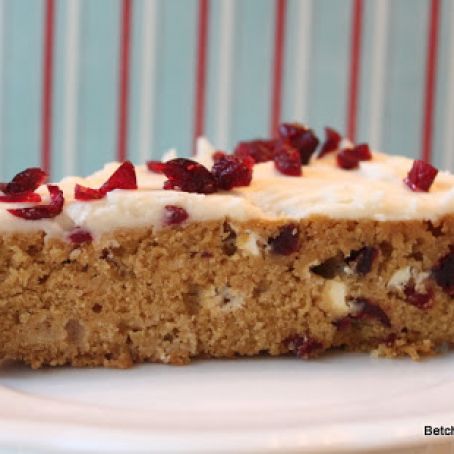Just like Starbucks Cranberry Bliss Bars