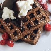 Chocolate-Cornmeal Waffles