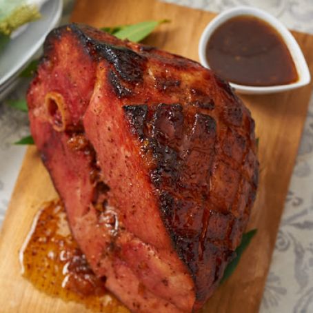 Easter Ham with Apricot Glaze