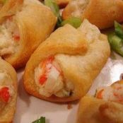 Crab Filled Crescent Wontons