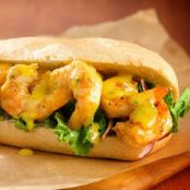 Honey Mustard Shrimp Po'Boy