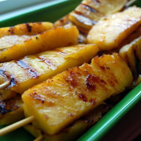 Grilled Pineapple Kebabs
