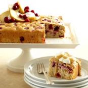 Cranberry Pear Walnut Cake