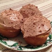 Vanilla Nutella Cupcakes
