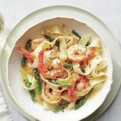 Pappardelle With Shrimp and Asparagus
