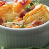 Mini Bacon Chicken Pot Pies