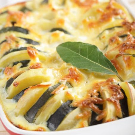 Potato and Zucchini Bake