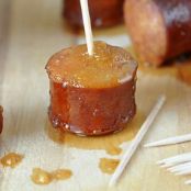 Crock Pot Apple Kielbasa Bites