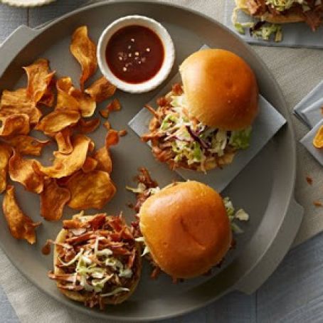 Slow-Cooker Pulled Pork Sandwiches