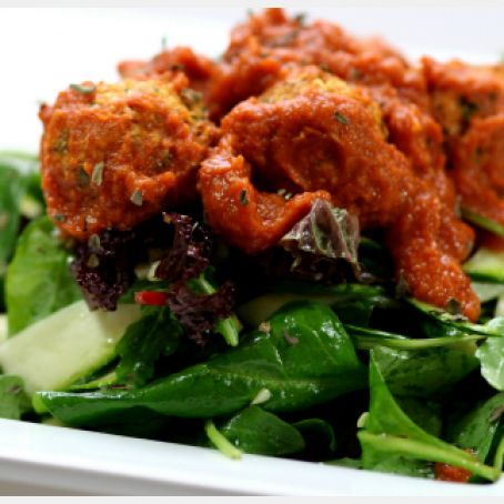 Salsa Finta & Almond Polpetta