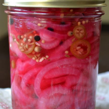 Red Onions Pickled