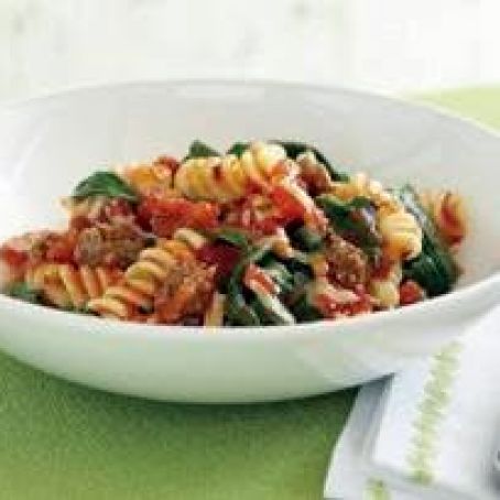Tomato & Spinach Pasta Toss