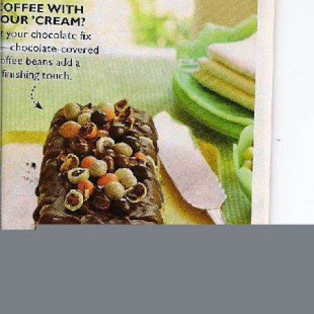 Easy Mocha Chip Ice Cream Cake