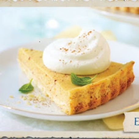 Eggnog Tart
