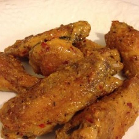 Sweet Hot Mustard Chicken Wings
