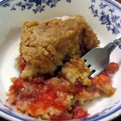 Strawberry Rhubarb Coffee Cake