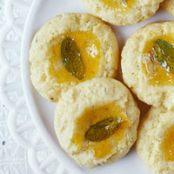 Cornmeal-Sage Thumbprints