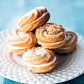 Cinnamon Spritz Sandwich Cookies