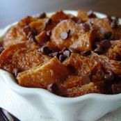 Caramel Croissant Pudding