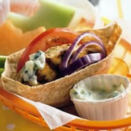 Grilled Greek Chicken Sandwiches (Cooking for 2)