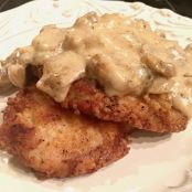 Pork Chops with Mushroom Gravy  