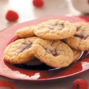 Raspberry Coconut Cookies