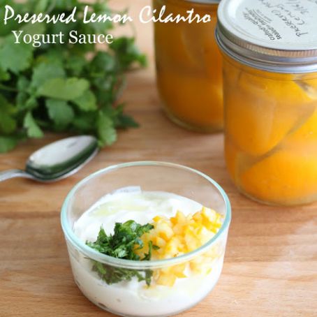 YOGURT*****Preserved Lemon and Yogurt Soup Topping - 1 Point