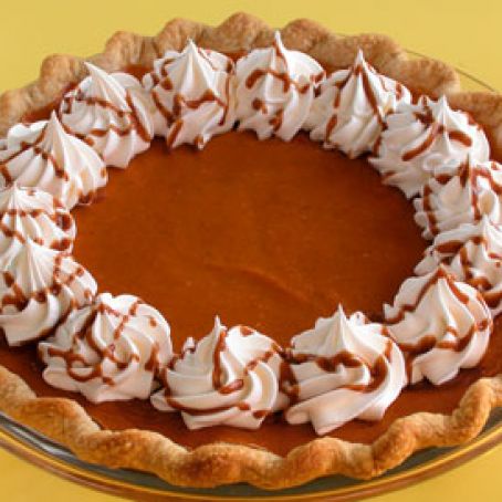Caramel Chocolate Pumpkin Pie