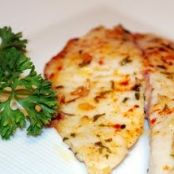 Tilapia, Baked Tilapia with Garlic Butter