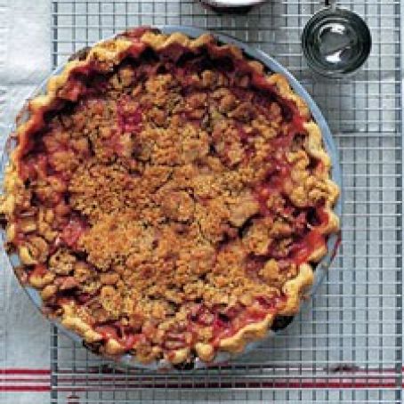 Rhubarb Crumble Pie