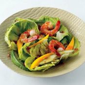 Shrimp, Mango, and Avocado Salad with Sweet Chili-Ginger Vinaigrette