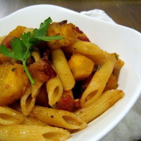 Pasta - Penne w/Acorn Squash and Pancetta